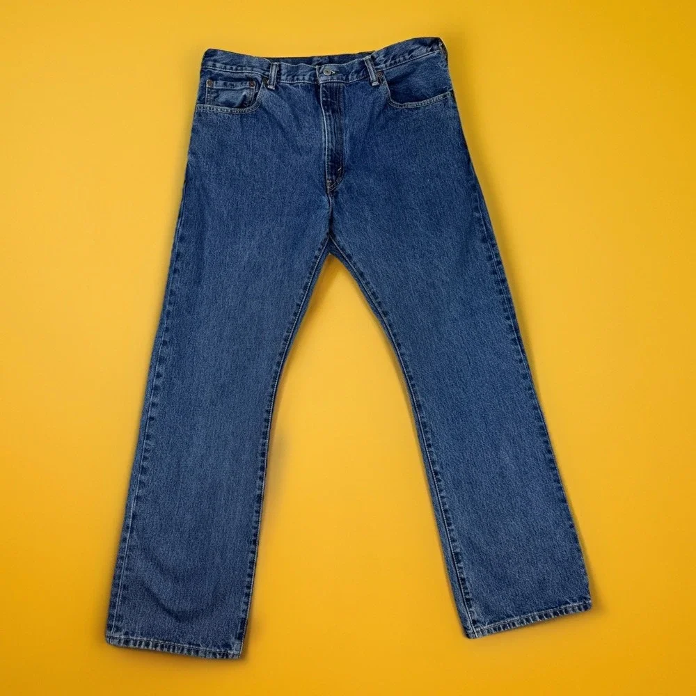 Levi's 517 Denim Jenas Bootcut‎ Blue Men's Size 38x32 (Fit 36x30) Western Cowboy